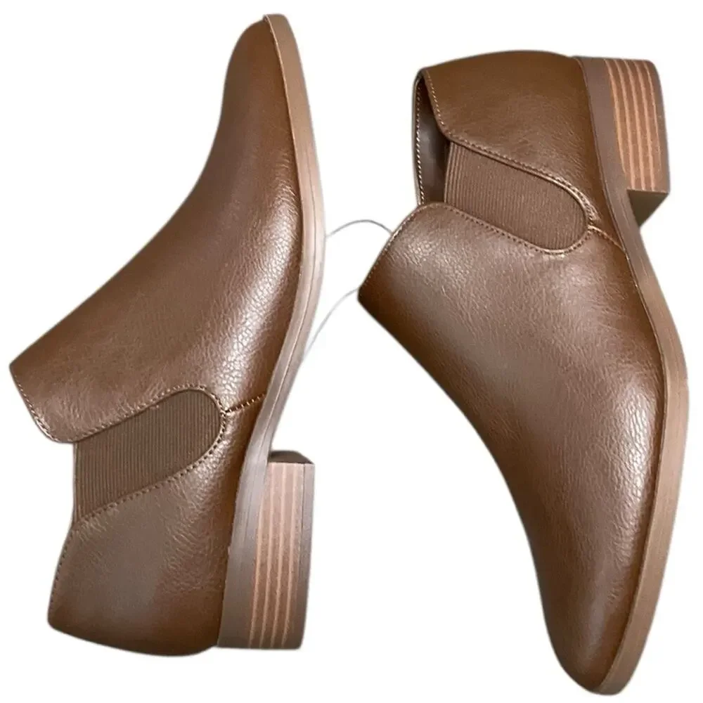 Kensie Ankle Boots Brown Size 7 NEW in Box - Picture 3 of 9
